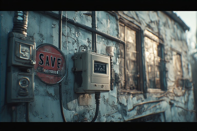 Save written with the electric main switch